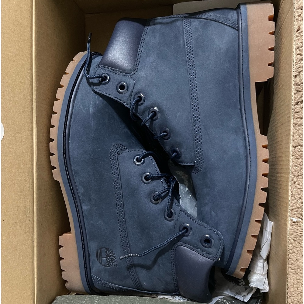 Navy Blue Timberlands